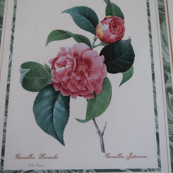 Five 1990 Scafa-Tornabene Art Prints Pink Florals - Picture 6 of 7